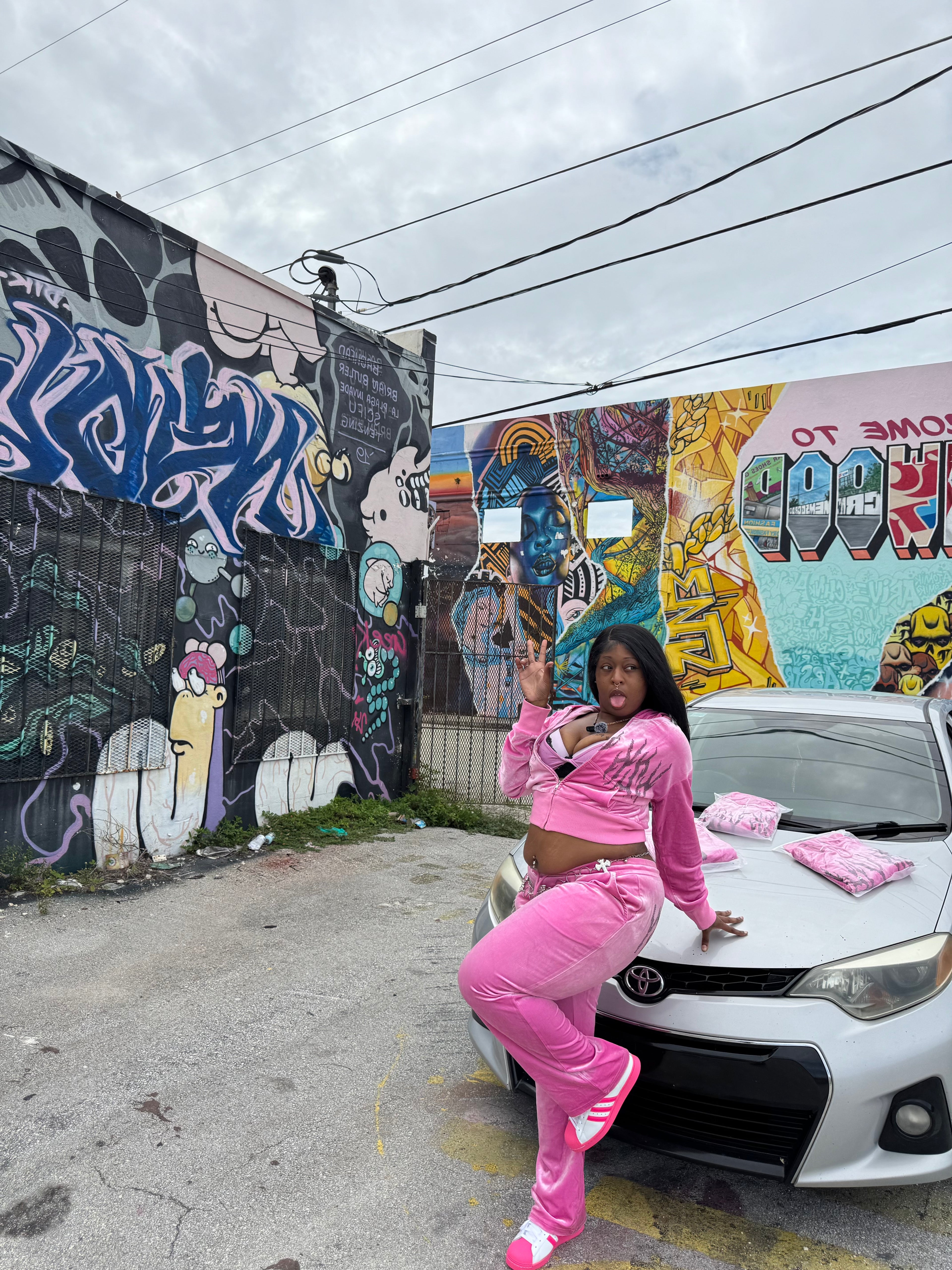 PINK K2KVILL Velour Jacket