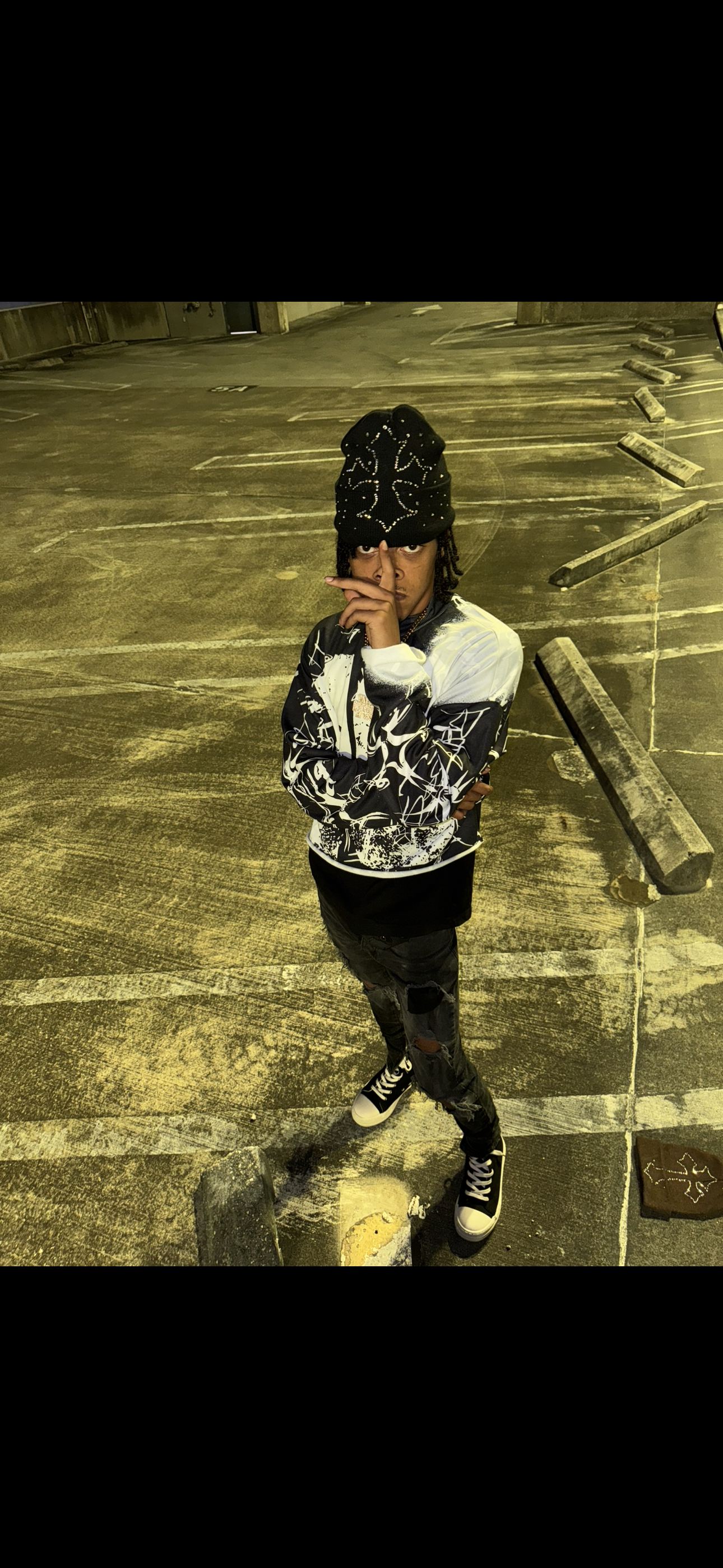 Crystal Cross Beanies