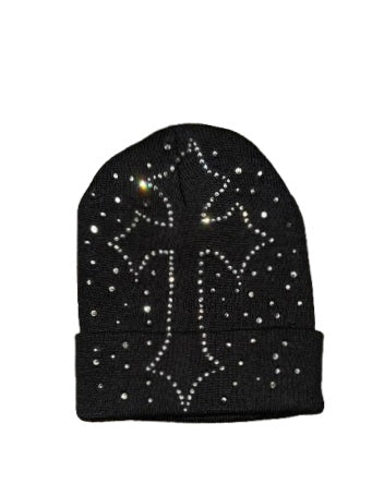 Crystal Cross Beanies