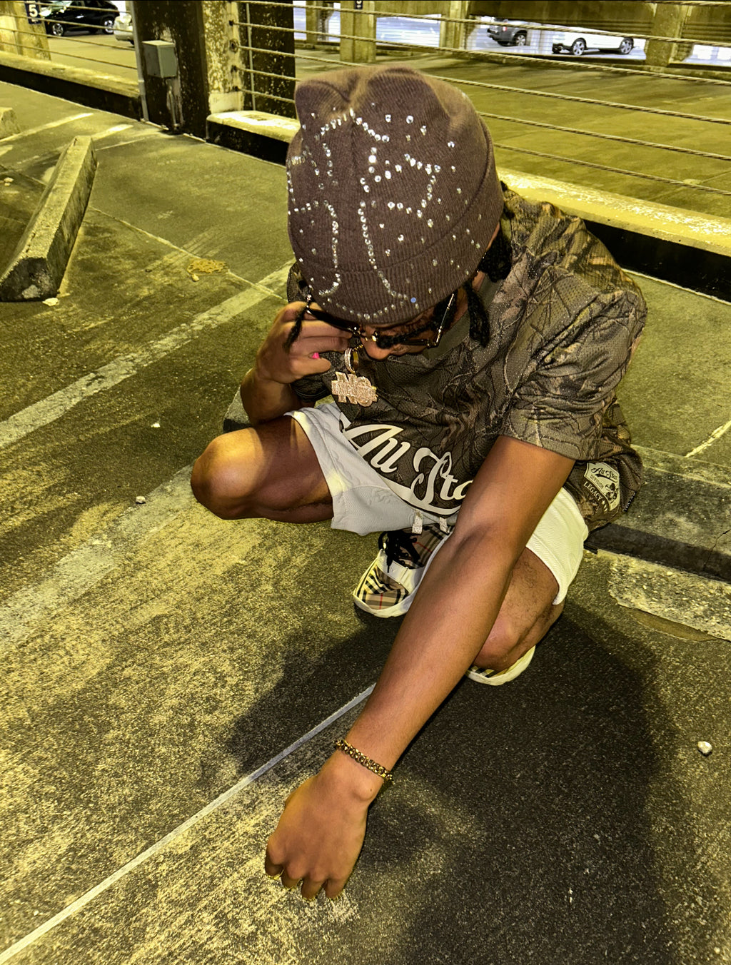 Crystal Cross Beanies